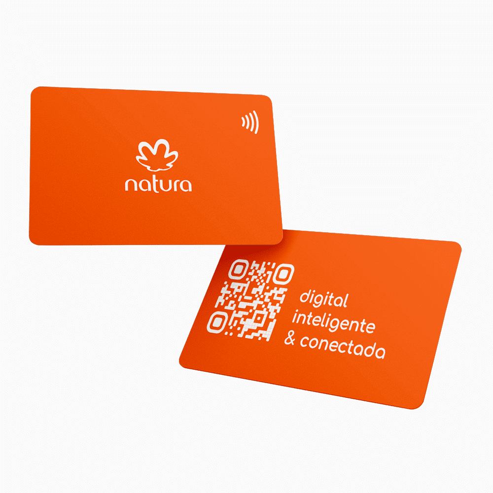Cartão de Visita Digital NFC Natura