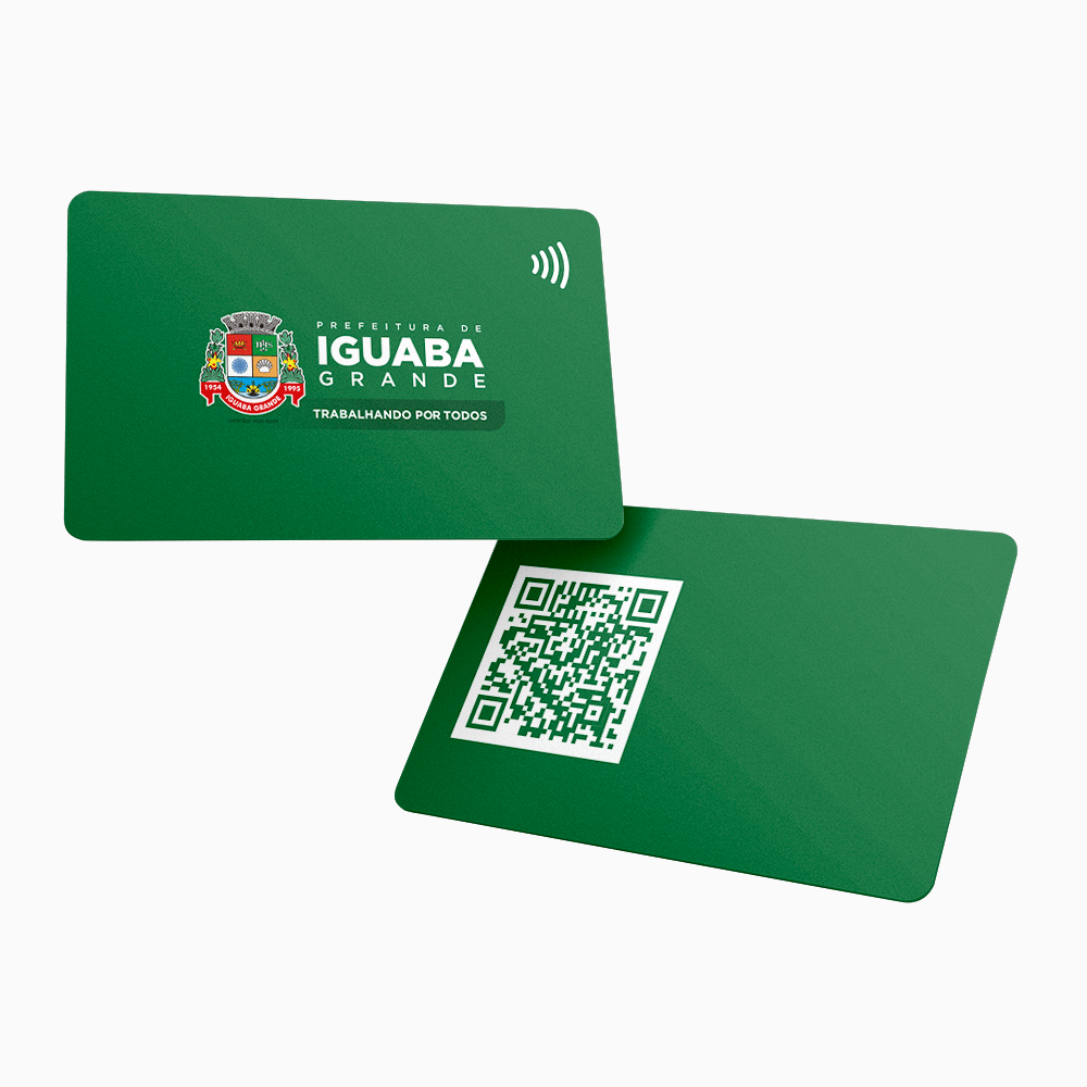 Cartão de Visita Digital NFC Prefeitura Iguaba Grande
